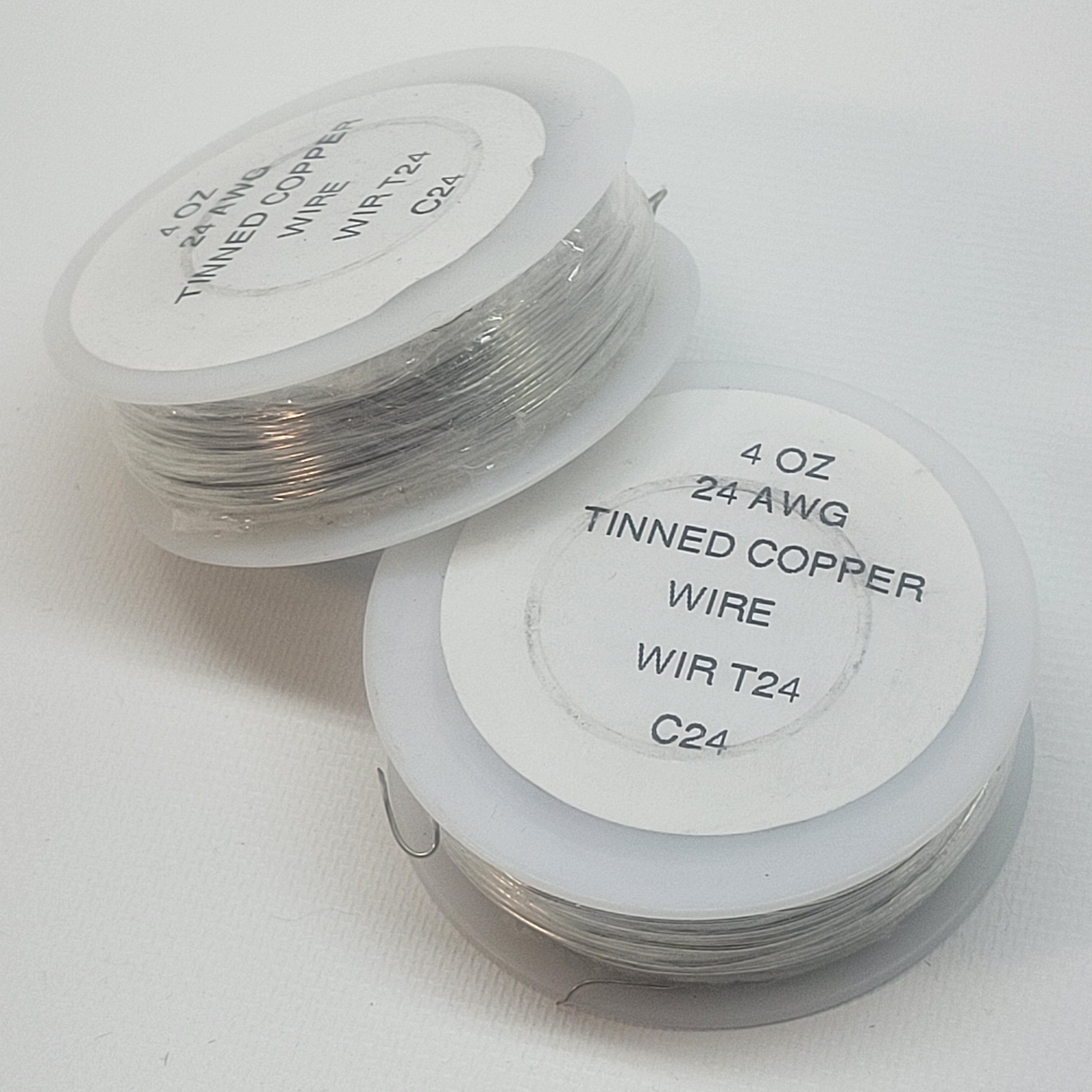 24g Ultra Thin Tinned Copper Wire (198 feet) | 4 oz